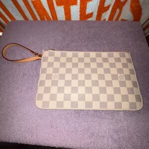 Louis Vuitton Damier Azur Wristlet Pouch
